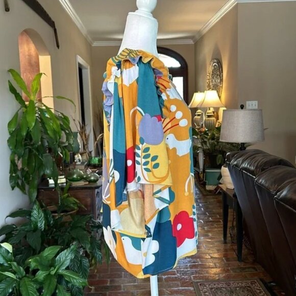 Jodifl ruffle shoulder top szS - Picture 8 of 12